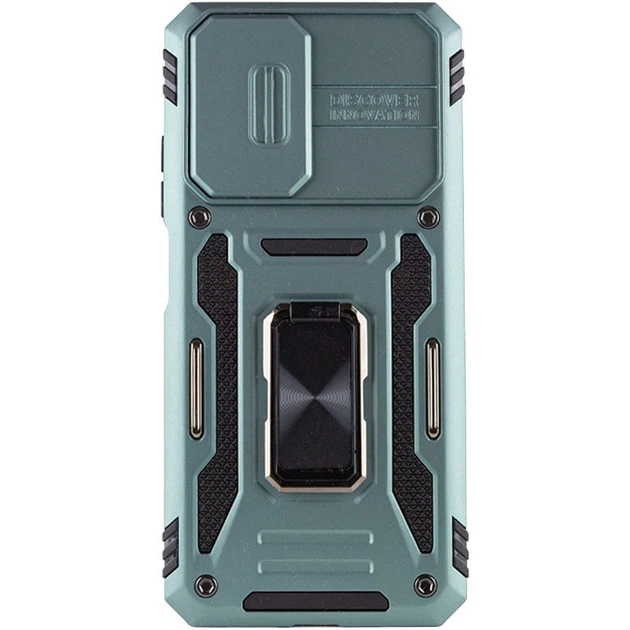 Ударостійкий чохол Camshield Army Ring для Xiaomi Redmi Note 11 (Global) / Note 11S (Зелений / Light Green) - изображение 2