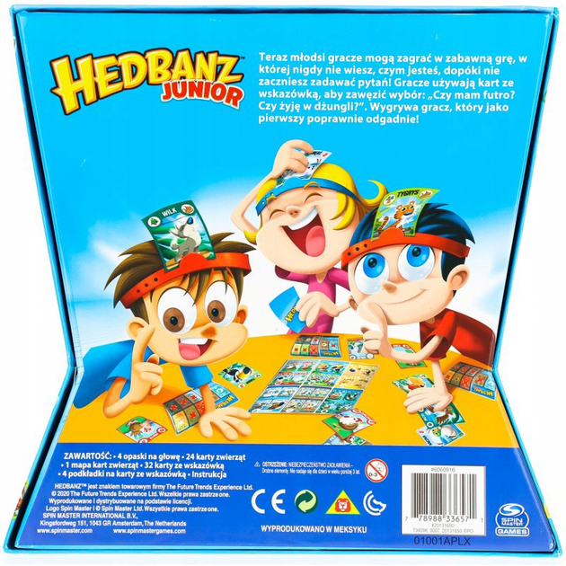 Настільна гра Spin Master Hedbanz Junior (0778988336571) - зображення 3