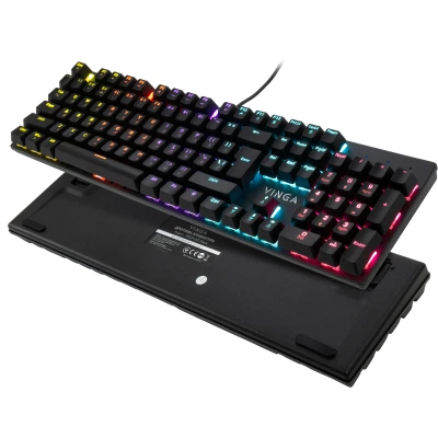 Клавиатура Vinga kbgm-101 led Red Switch usb Black (kbgm-101 Black