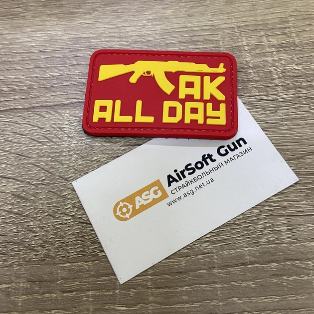 Нашивка 3D - AK ALL DAY [GFC Tactical] - изображение 2