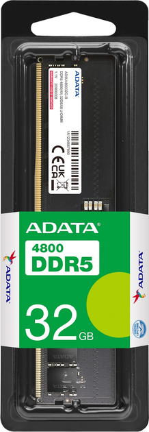 Оперативна память ADATA DDR5-4800 32768MB PC5-38400 ECC (AD5U480032G-S) - зображення 2
