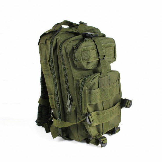 Тактический военный походный рюкзак Military 25 L Хаки - изображение 2