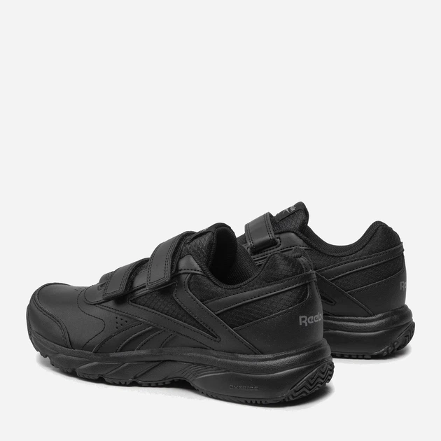 Buty sportowe męskie na rzepy skórzane do kostki Reebok Work N Cushion 4.0 100001168 42 (9US) 27 cm Czarne (4062056069376) - obraz 3