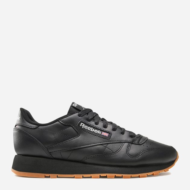 Buty sportowe męskie skórzane na platformie do kostki Reebok Classic Leather 100008493 44.5 (11US) 29 cm Czarne (4065419120301) - obraz 1