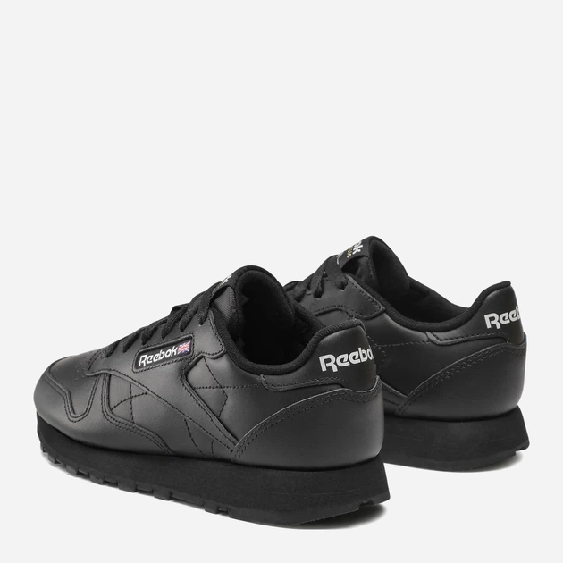 Buty sportowe damskie Reebok Classic Leather 100008497 37 (6.5US) 23.5 cm Czarne (4065418342841) - obraz 4