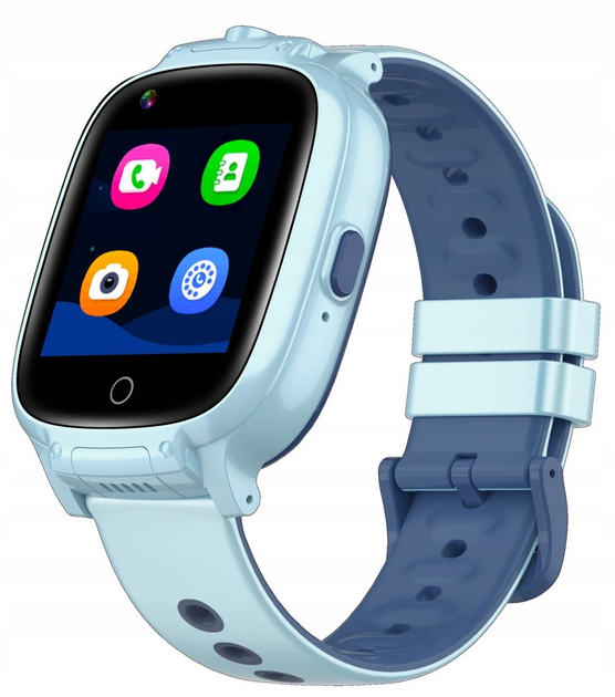 Дитячий смарт-годинник Garett Kids Twin 4G Blue (TWIN_4G_NIEB) - зображення 4