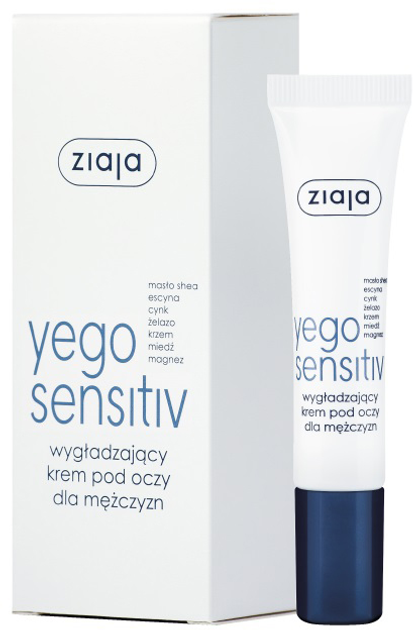 Krem pod oczy Ziaja Yego Sensitiv wygładzający dla mężczyzn 15 ml (5901887038184) - obraz 1