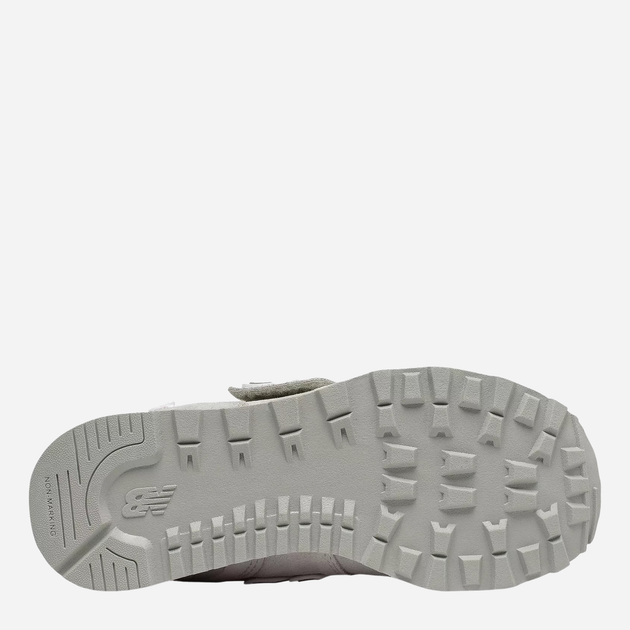 Buty sportowe dziecięce dla dziewczynki na rzepy New Balance 574 PV574SA2 34.5 Szare (195173159355) - obraz 4