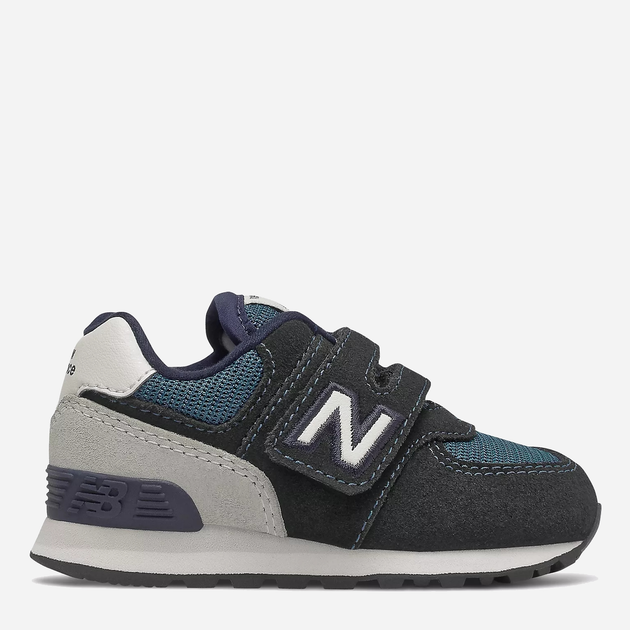 Buty sportowe chłopięce na rzepy New Balance 574 IV574BD1 27.5 Czarne (195481365165) - obraz 1