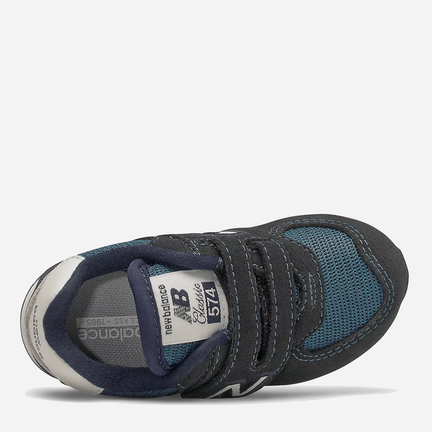 Дитячі кросівки для хлопчика New Balance 574 IV574BD1 27.5 Чорні з темно-зеленим (195481365165) - зображення 4