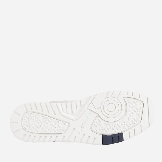 Sneakersy męskie skórzane Tommy Hilfiger FM0FM04794GTU 43 (10US) Brązowy/Biały (8720645234210) - obraz 5