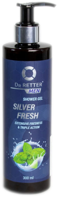 Гель для душу Dr Retter Silver Fresh Men 300 мл (5902414453302) - зображення 1