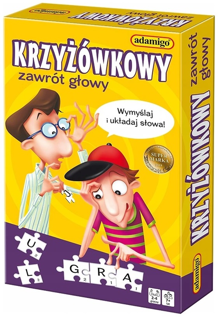 Gra planszowa Adamigo Krzyżówkowy zawrót głowy (5902410007462) - obraz 1