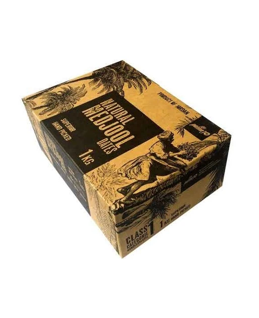 Карамельні фініки Palma Jo Natural Medjool Dates королівські гіганти 1кг - Фото 1 Карамельні фініки Palma Jo Natural Medjool Dates королівські гіганти 1кг - зображення 1