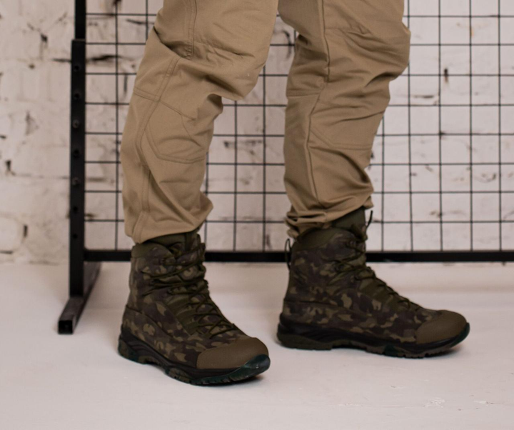Демисезонные Берцы Тактические Ботинки Мужские Кожаные 47р (31,1 см) STD-000049-RZ47 - изображение 2
