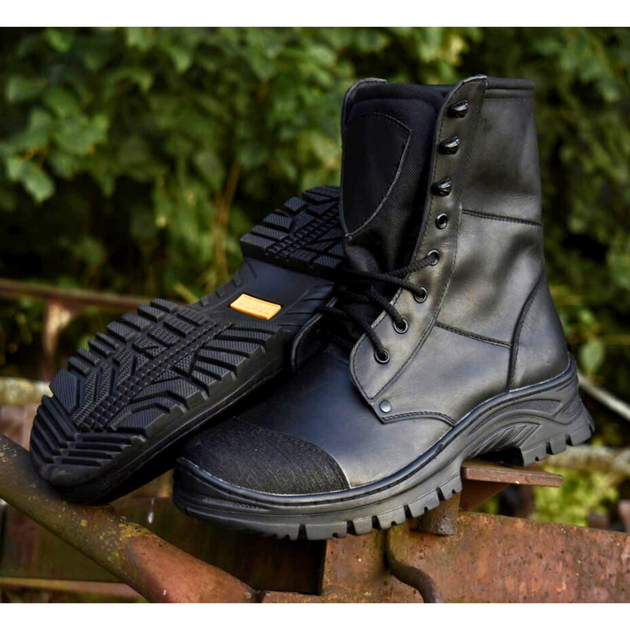 Демисезонные Берцы Тактические Ботинки Мужские Кожаные 47р (31 см) MSD-000033-RZ47 - изображение 1
