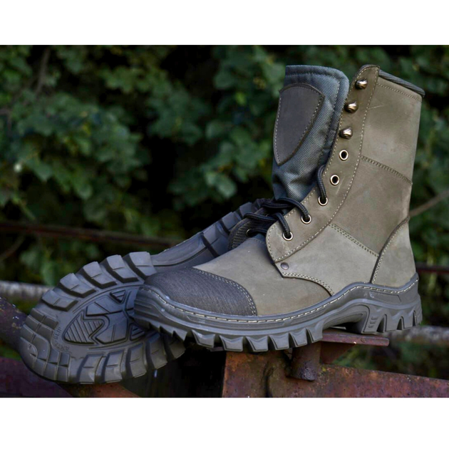 Демисезонные Берцы Тактические Ботинки Мужские Кожаные 48р (32 см) MSD-000041-RZ48 - изображение 2