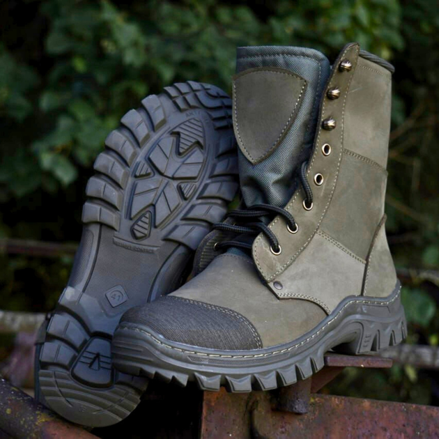 Демисезонные Берцы Тактические Ботинки Мужские Кожаные 46р (30,5 см) MSD-000041-RZ46 - изображение 1