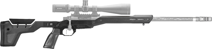 Ложа карбон MDT HNT-26 для Remington 700 Short Action (Bergara В-14, Christensen MLR ) - изображение 1