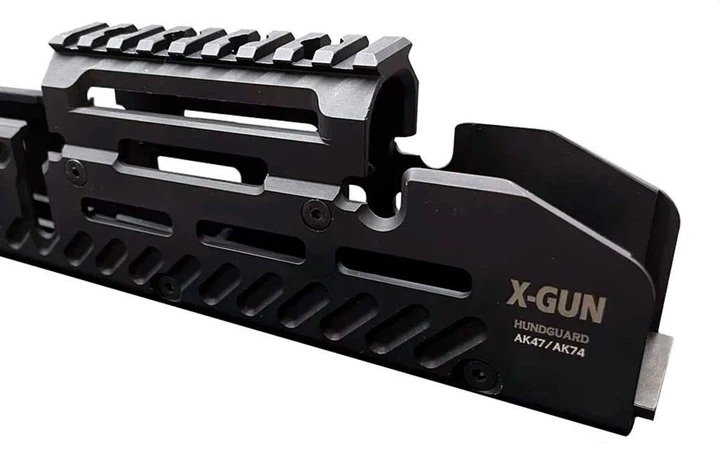 Довга цівка X-GUN Handguard для АК-47 / 74 / АКМ (алюміній