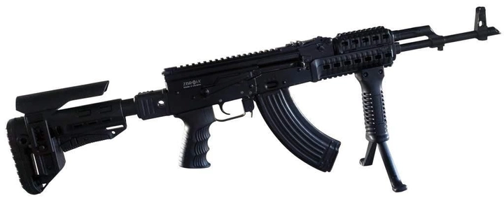 Прогумована пістолетна рукоятка AK-74 / АК-47, Сайга DLG TACTICAL DLG-098 - зображення 2