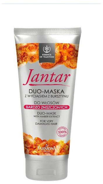 Маска для волосся Farmona Jantar з Екстрактом бурштину та вітамінами 200 мл (5900117004487) - зображення 1