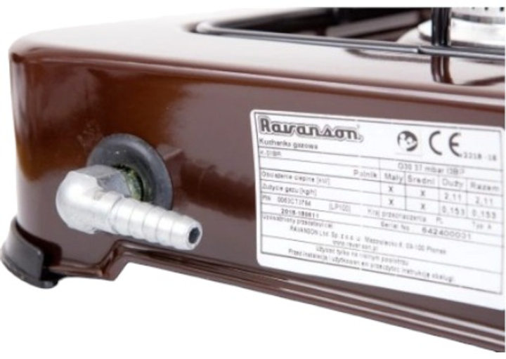 Kuchenka stołowa gazowa Ravanson K-01BR - obraz 5