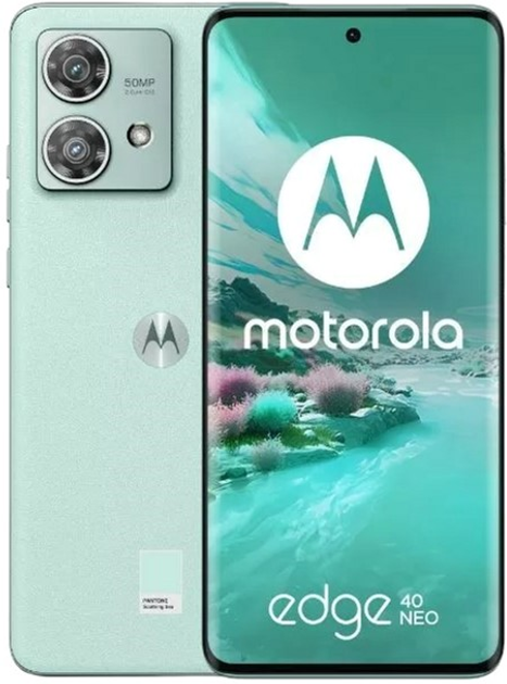 Smartfon Motorola Edge 40 Neo 12/256GB Mint (PAYH0005PL) - obraz 1
