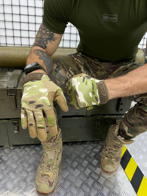 Тактичні рукавички Mechanix Wear FastFit Multicam XL - зображення 1