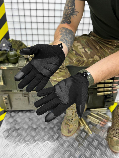 Тактичні рукавички M-Pact Tactical Gloves Black XXL - зображення 1