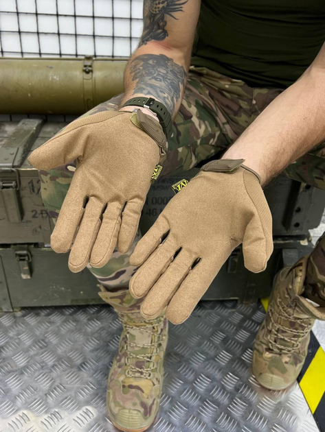 Тактичні рукавички Mechanix Wear M-Pact Coyote Elite S - изображение 2