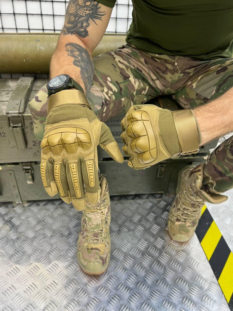 Тактичні рукавички Tactical Gloves Coyote Elite XXL - изображение 1