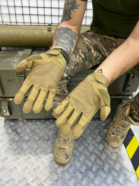 Тактичні рукавички Tactical Gloves Coyote Elite XXL - изображение 2