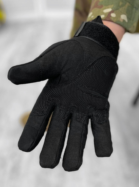 Тактичні рукавички зимові Tactical Gloves Black S - изображение 2
