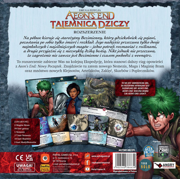 Dodatek do gry planszowej Portal Games Aeon's End: Tajemnica Dziczy (5902560386639) - obraz 3