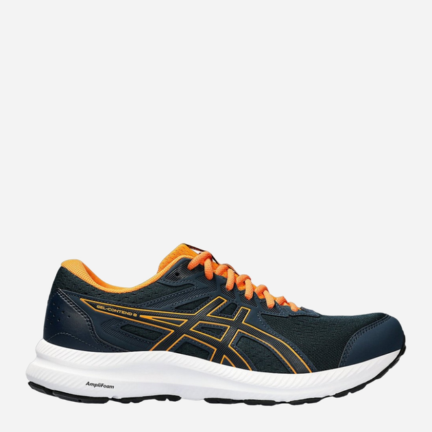 Чоловічі кросівки для бігу ASICS Gel-Contend 8 1011B492-407 42 (8. 5US) 26. 5 см Синій/Помаранчевий (4550456737020) - зображення 1