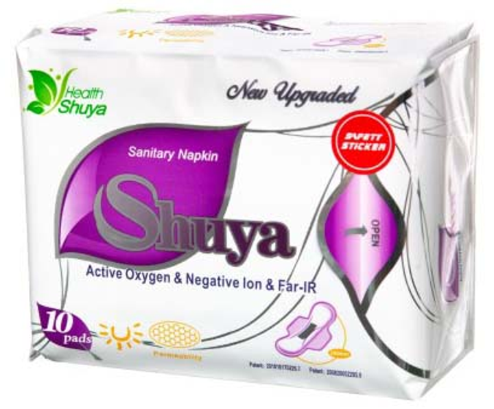 Podpaski higieniczne Shuya Health Anion Sanitary Napkin 10 szt (6910181209304) - obraz 1