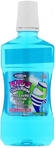 Płyn do płukania ust dla dzieci Beauty Formulas Kids Quick Rinse 500 ml (5012251010436) - obraz 1