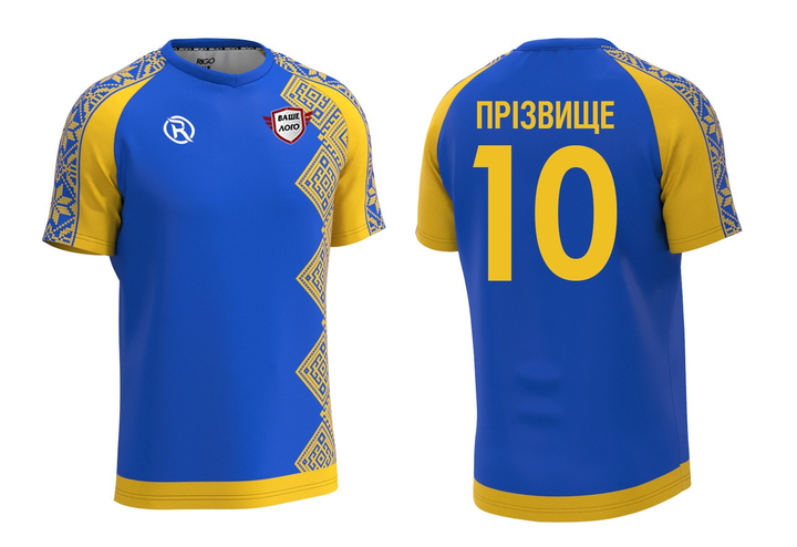 Волейбольная футболка мужская RIGO ADAMANT Blue-Yellow XS – фото ...