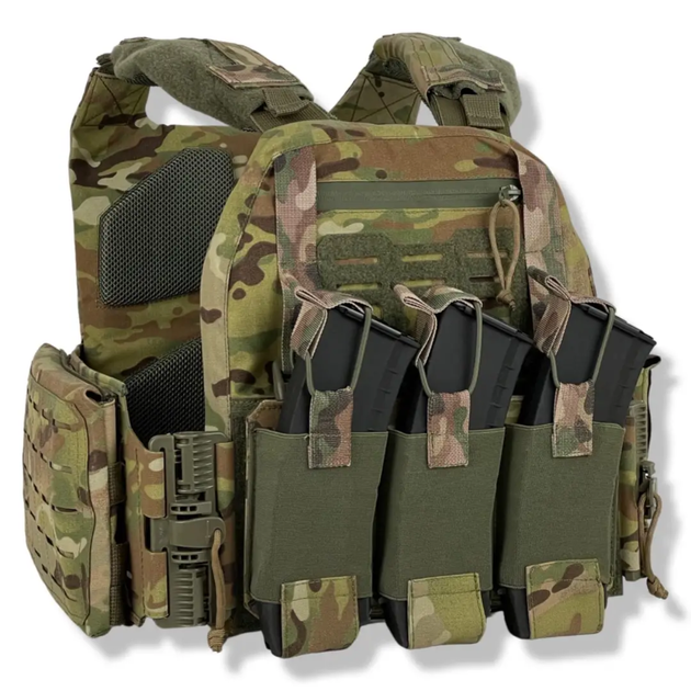 Плитоноска uaBRONIK (Plate Carrier) Мультикам (Закритого типу) - зображення 1