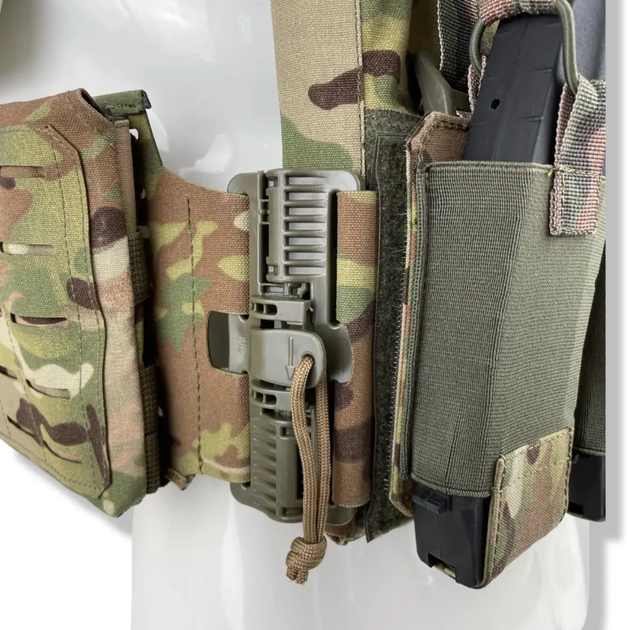 Плитоноска uaBRONIK (Plate Carrier) Мультикам (Закрытого типа) - изображение 3