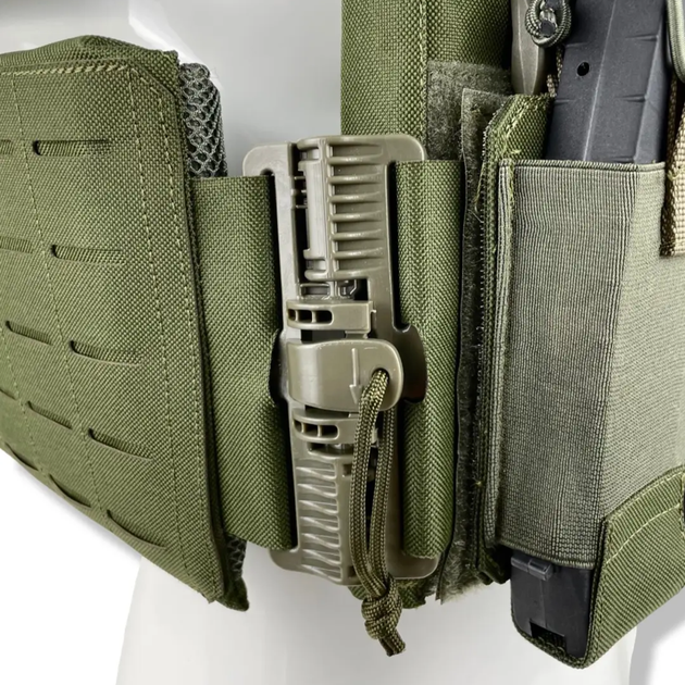 Плитоноска uaBRONIK (Plate Carrier) Олива (Закрытого типа) - изображение 7