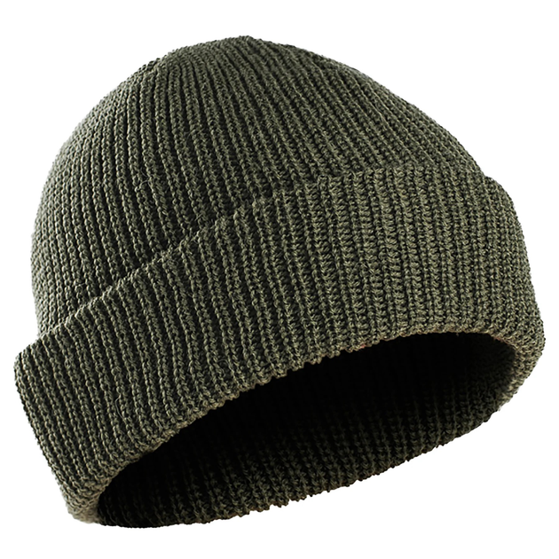 Шапка акрилова грубої в'язки Sturm Mil-Tec Beanie Cap Olive (12132001) - зображення 2