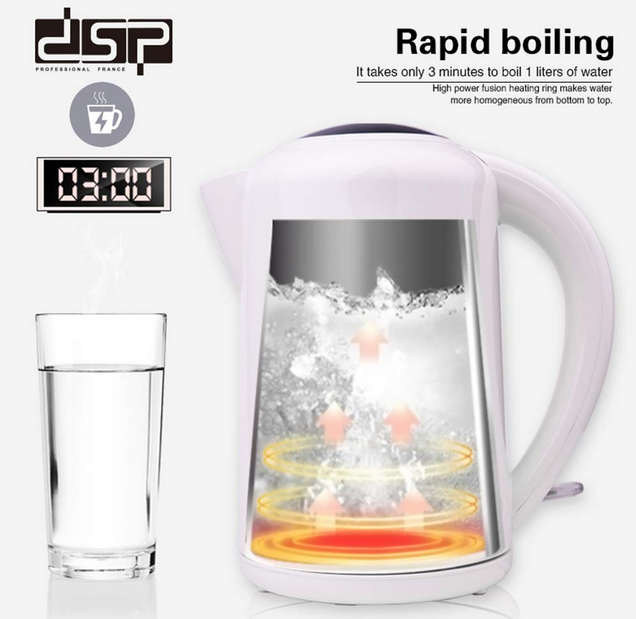 Электрочайник DSP KK-1112 1.7 L 2200W Белый - изображение 4