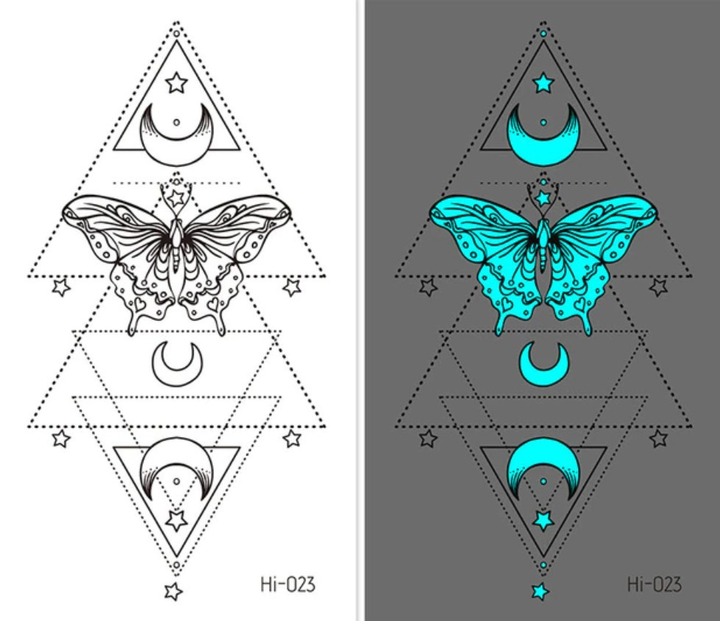 Что такое светящиеся татуировки