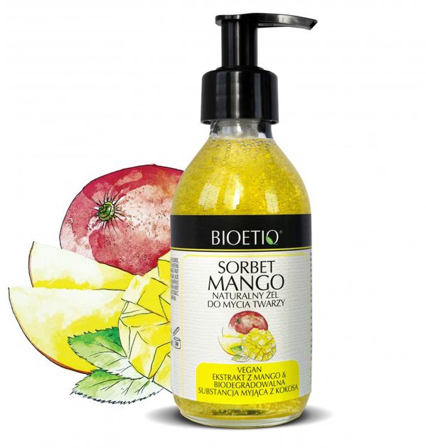 Żel do mycia twarzy Bioetiq Sorbet Mango 200 ml (5903111792404) - obraz 1