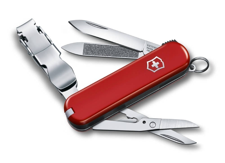 Ніж Victorinox NailClip 580 65мм/8функ/червоний - зображення 1