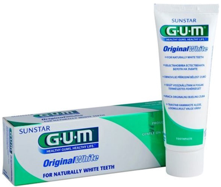 Зубная паста Gum Original White Toothpaste 75 мл (7630019901161) - изображение 1