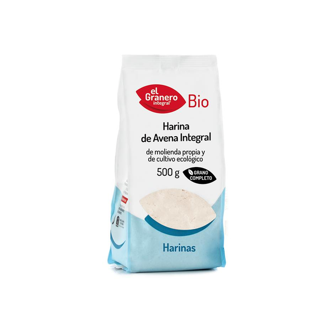 Mąka owsiana El Granero Pełnoziarniste Bio 500 g (8422584048131) - obraz 1