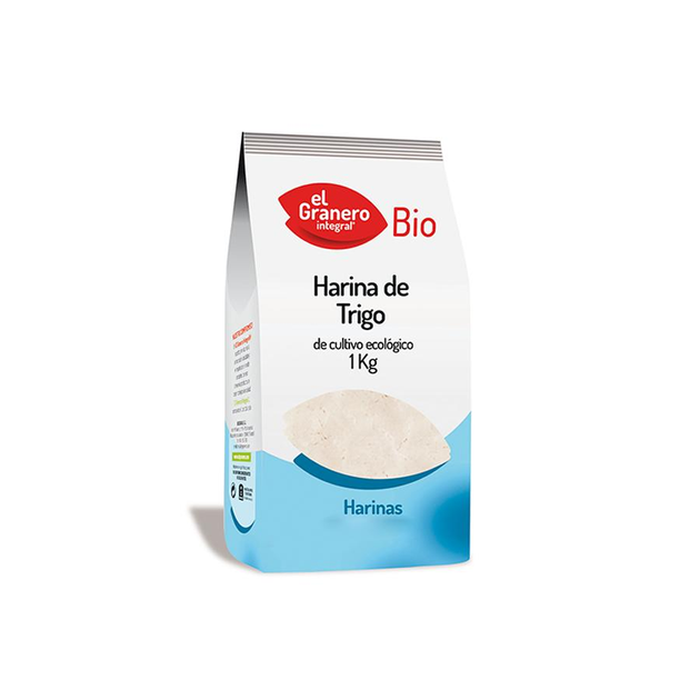 Борошно пшеничне El Granero Bio 1 кг (8422584019636) - зображення 1